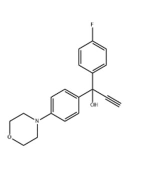 1-(4-氟苯基)-1-(4-吗啉-4-基苯基)-2-丙炔-1-醇,1-(4-Fluoro-phenyl)-1-(4-morpholin-4-yl-phenyl)-prop-2-yn-1-ol