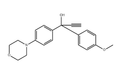 苯甲醇,Α-乙炔基-4-甲氧基-Α-[4-(4-吗啉基)苯基,Benzenemethanol, α-ethynyl-4-methoxy-α-[4-(4-morpholinyl)phenyl]