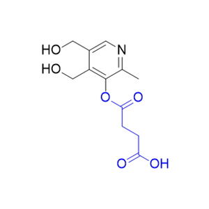 维生素B6杂质12,4-((4,5-bis(hydroxymethyl)-2-methylpyridin-3-yl)oxy)-4-oxobutanoic acid