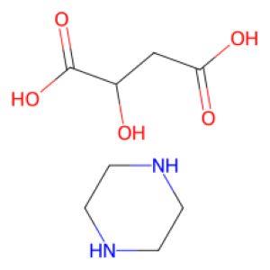哌嗪-DL-苹果酸盐，哌嗪DL-苹果酸盐，哌嗪 2-羟基丁二酸盐