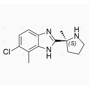 达利雷生杂质10,(S)-6-chloro-7-methyl-2-(2-methylpyrrolidin-2-yl)-1H-benzo[d]imidazole