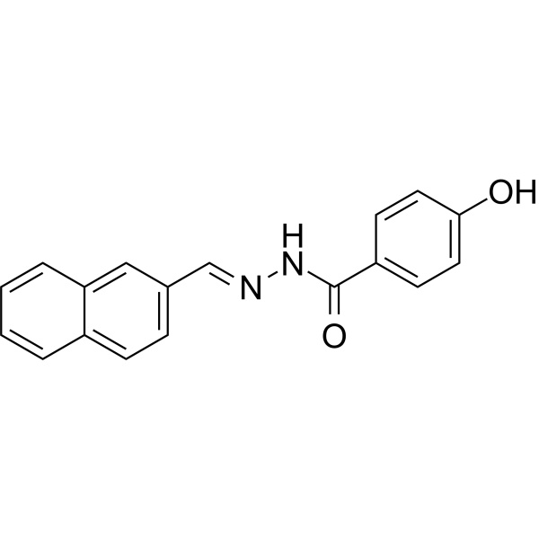 4-羟基-N'-(萘-2-基亚甲基)苯甲酰肼,SLU-PP-332