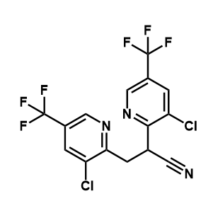 2,3-二[3-氯-5-(三氟甲基)吡啶-2-基]丙腈,2,3-Bis[3-chloro-5-(trifluoromethyl)pyridin-2-yl]propanenitrile