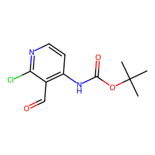 叔丁基N-(2-氯-3-甲酰基吡啶-4-基)氨基甲酸酯,tert-butyl N-(2-chloro-3-formylpyridin-4-yl)carbamate