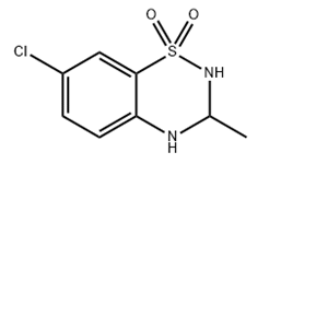 7-氯-3-甲基-3,4-二氢-2H-1,2,4-苯并噻二嗪 1,1-二氧化物