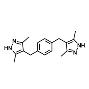 1,4-二((3,5-二甲基-1H-吡唑-4-基)甲基)苯