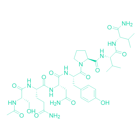 HIV-1蛋白酶底物多肽,Ac-Ser-Gln-Asn-Tyr-Pro-Val-Val-NH2