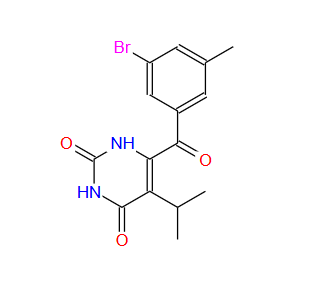 6-(3-溴-5-甲基苯甲酰)-5-异丙基嘧啶-2,4(1H,3H)-二酮,2,4(1H,3H)-Pyrimidinedione, 6-(3-bromo-5-methylbenzoyl)-5-(1-methylethyl)-