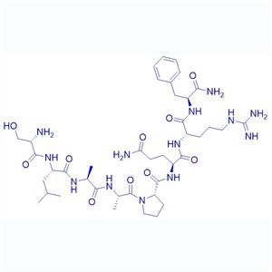 H-SER-LEU-ALA-ALA-PRO-GLN-ARG-PHE-NH2,NeuropeptideSF(mouse,rat)