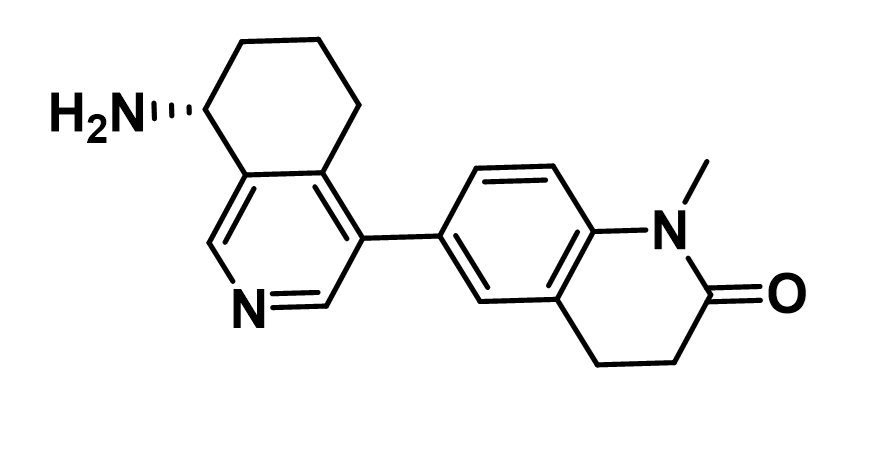 6-[(8R)-8-氨基-5,6,7,8-四氢-4-异喹啉基]-3,4-二熚2(1H)-喹啉酮,2(1H)-Quinolinone, 6-[(8R)-8-amino-5,6,7,8-tetrahydro-4-isoquinolinyl]-3,4-dihydro-1-methyl-
