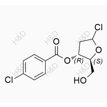 曲氟尿苷杂质11,(2S,3R)-5-chloro-2-(hydroxymethyl)tetrahydrofuran-3-yl 4-chlorobenzoate
