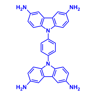 9,9'-(1,4-亚苯基)双(9H-咔唑-3,6-二胺),9,9'-(1,4-phenylene)bis(9H-carbazole-3,6-diamine)
