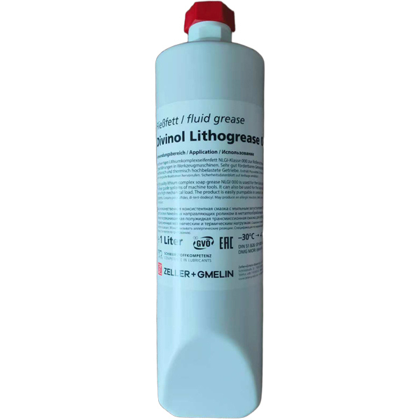 机床润滑专用复合锂皂润滑脂,Divinol Lithogrease 000