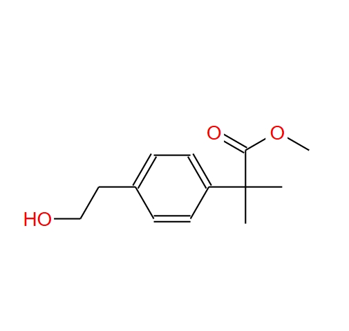 4-(2-羟基乙基)-ALPHA,ALPHA-二甲基苯基-乙酸甲酯,4-(2-Hydroxyethyl)-alpha,alpha-diMethylphenyl-acetic acid Methyl ester