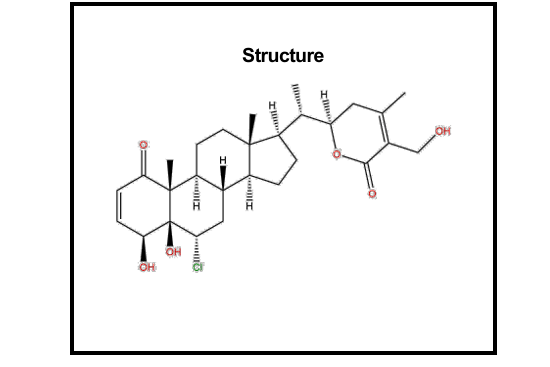 6α-氯-5β-羟基醉茄素A,6α-chloro-5β-hydroxywithaferin A