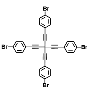 4,4'-(3,3-双((4-溴苯基)乙炔基)戊-1,4-二炔-1,5-二基)双(溴苯),4,4'-(3,3-Bis((4-bromophenyl)ethynyl)penta-1,4-diyne-1,5-diyl)bis(bromobenzene)