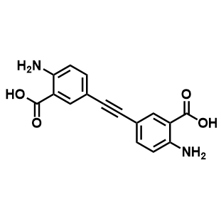 5,5'-(炔-1,2-二基)双(2-氨基苯甲酸),5,5'-(Ethyne-1,2-diyl)bis(2-aminobenzoic acid)