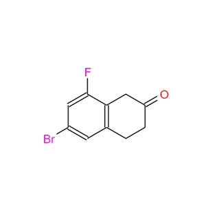 6-溴-8-氟-3,4-二氢萘-2(1H)-酮,2(1H)-Naphthalenone, 6-bromo-8-fluoro-3,4-dihydro-