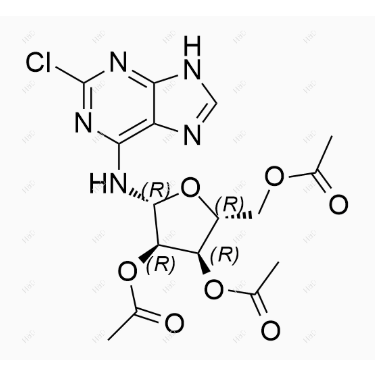 瑞加德松杂质47,(2R,3R,4R,5R)-2-(acetoxymethyl)-5-((2-chloro-9H-purin-6-yl)amino)tetrahydrofuran-3,4-diyl diacetate