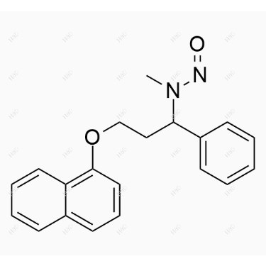 N-亚硝基N-去甲基rac-达泊西汀,N-methyl-N-(3-(naphthalen-1-yloxy)-1-phenylpropyl)nitrous amide