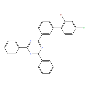 2-(2'-溴-4'-氯-[1,1'-联苯]-3-基)-4,6-二苯基-1,3,5-三嗪