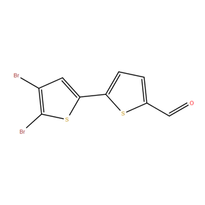 5-(4,5-二溴噻吩-2-基)噻吩-2-甲醛,5-(4,5-dibromothiophene-2-yl)thiophene-2-carbaldehyde