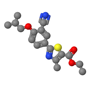 2-(3-氰基-4-异丁氧基苯基)-4-甲基噻唑-5-甲酸乙酯,Ethyl 2-(3-Cyano-4-isobutoxyphenyl)-4-methyl-5-thiazolecarboxylate