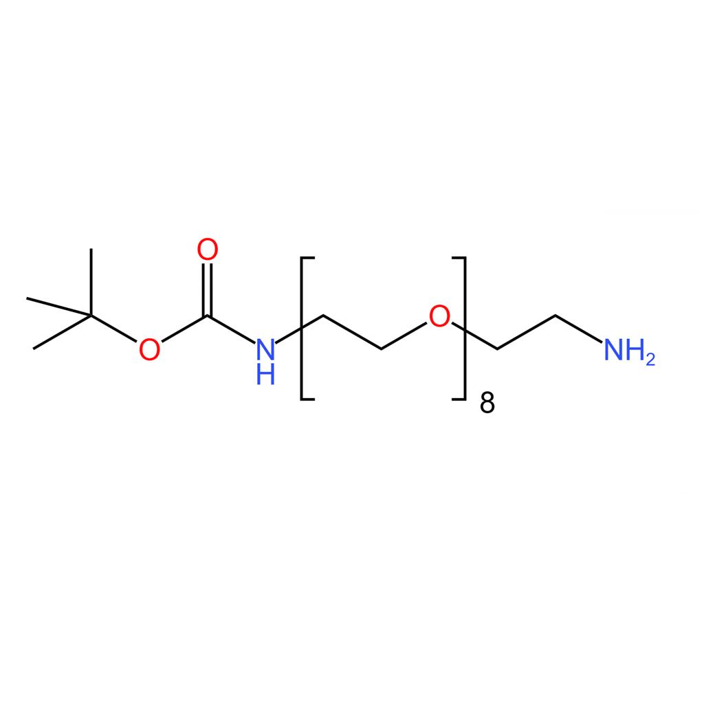 叔丁基-氨基-八乙二醇-氨基,BocNH-PEG8-CH2CH2NH2