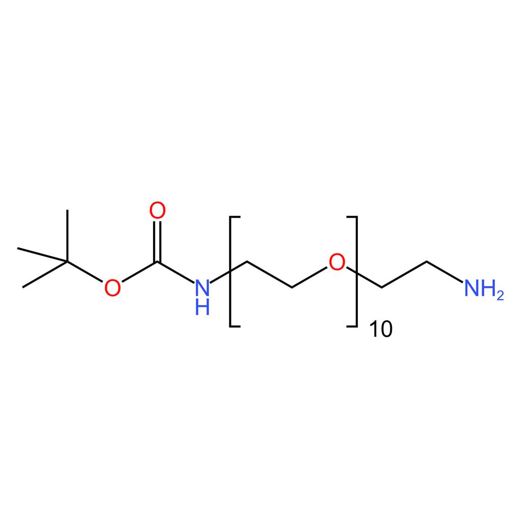 叔丁基-氨基-十乙二醇-氨基,BocNH-PEG10-CH2CH2NH2