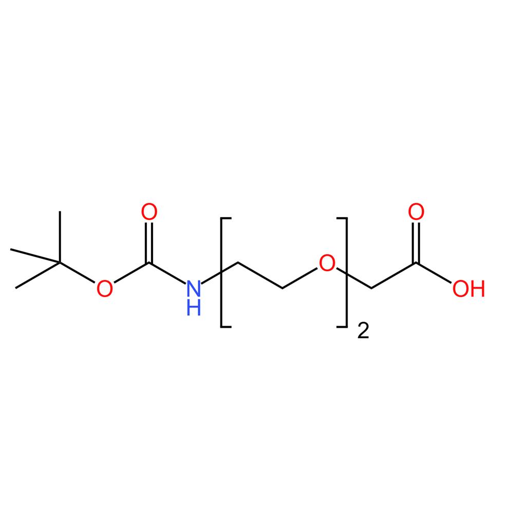 叔丁基-氨基-二乙二醇-乙酸,BocNH-PEG2-CH2COOH