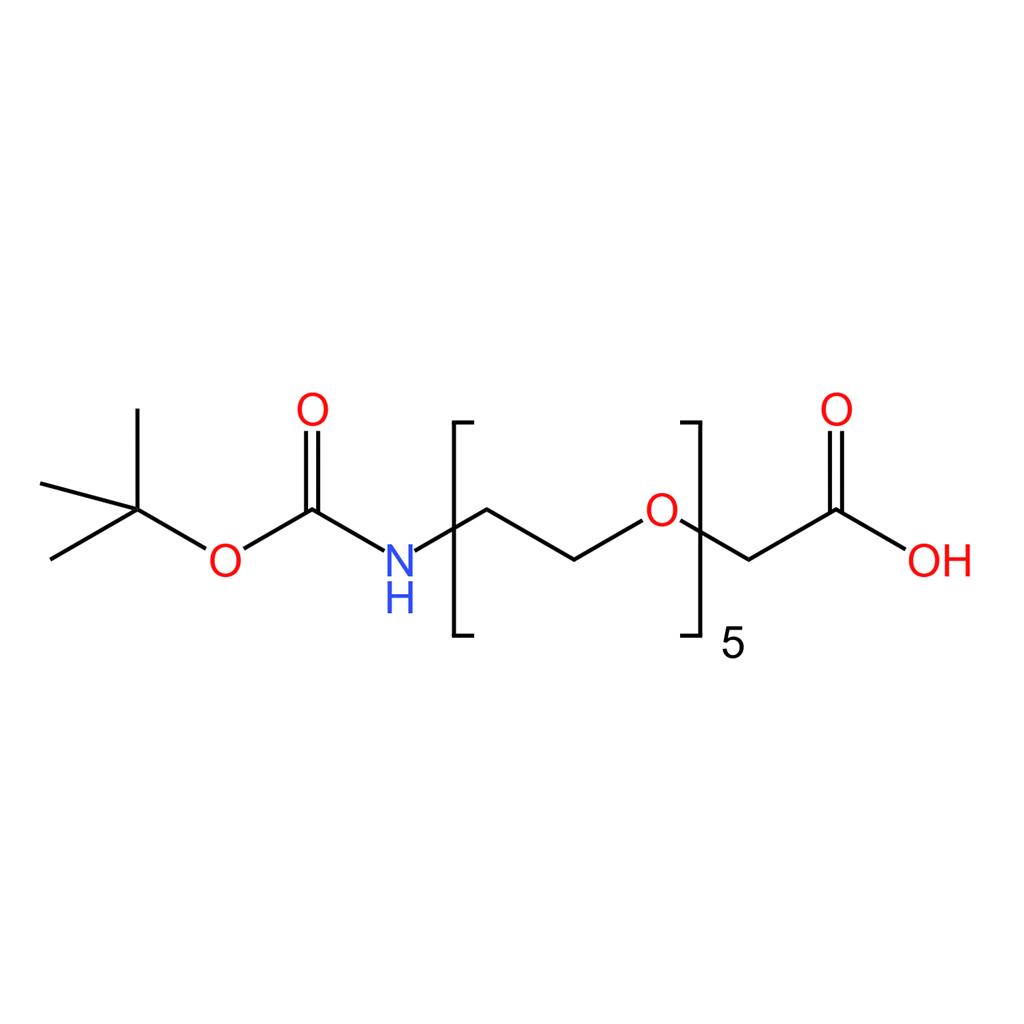 叔丁基-氨基-五乙二醇-乙酸,BocNH-PEG5-CH2COOH
