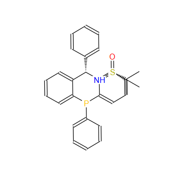 S(R)]-N-[(R)-[2-(二苯基膦)苯基]苯基甲基]-2-叔丁基亚磺酰胺,[S(R)]-N-[(R)-[2-(Diphenylphosphino)phenyl]phenylmethyl]-2-methyl-2-propanesulfinamide