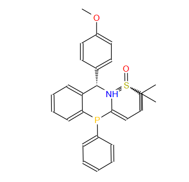 [S(R)]-N-[(S)-[2-(Diphenylphosphino)phenyl](4-methoxyphenyl)methyl]-2-methyl-2-propanesulfinamide,[S(R)]-N-[(S)-[2-(Diphenylphosphino)phenyl](4-methoxyphenyl)methyl]-2-methyl-2-propanesulfinamide