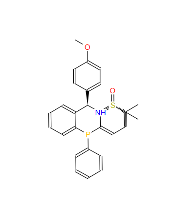 [S(R)]-N-[(S)-[2-(Diphenylphosphino)phenyl](4-methoxyphenyl)methyl]-N,2-dimethyl-2-propanesulfinamide,[S(R)]-N-[(S)-[2-(Diphenylphosphino)phenyl](4-methoxyphenyl)methyl]-N,2-dimethyl-2-propanesulfinamide