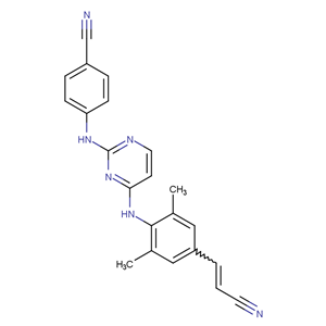 (E)-4-((4-((4-(2-氰基乙烯基)-2,6-二甲基苯基) 氨基)嘧啶-2-基)氨基)苯甲腈