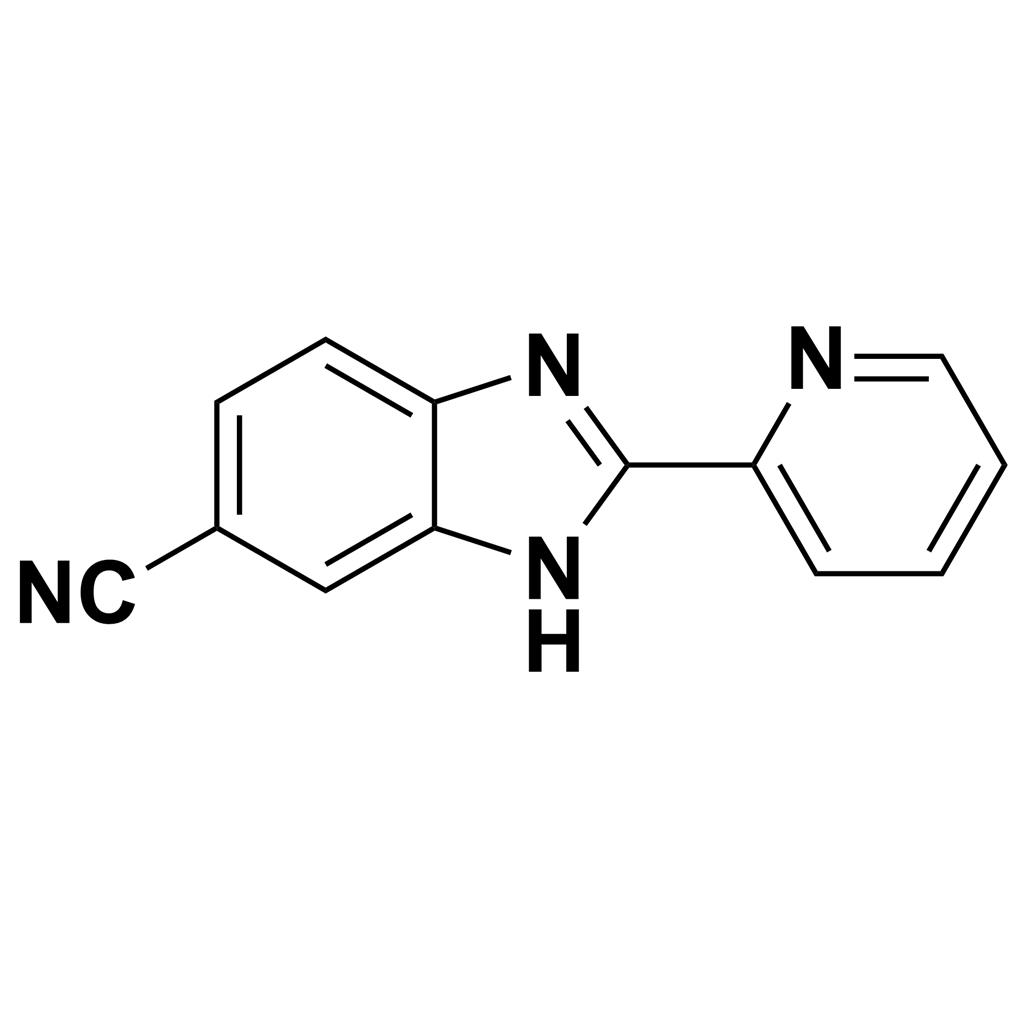2-(pyridin-2-yl)-1H-benzo[d]imidazole-6-carbonitrile,2-(pyridin-2-yl)-1H-benzo[d]imidazole-6-carbonitrile