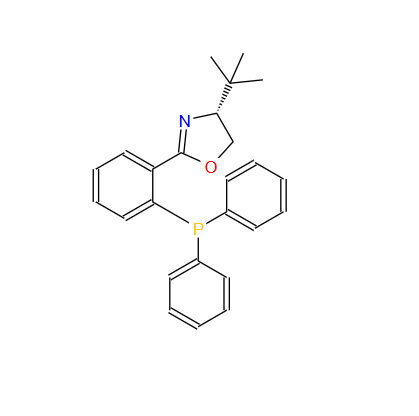 (R)-4-叔丁基-2-[2-(二苯基膦基)苯基]-2-噁唑啉,4R)-4-(1,1-diMethylethyl)-2-[2-(diphenylphosphino)phenyl]-4,5-dihydro-Oxazole