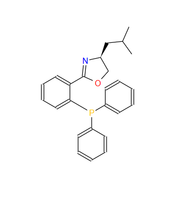 (4S)-2-[2-(二苯基膦)苯基]-4,5-二氢-4-异丁基-恶唑,(4S)-2-[2-(Diphenylphosphino)phenyl]-4,5-dihydro-4-(2-methylpropyl)-oxazole