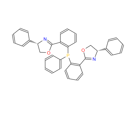 (4S,4'S)-2,2'-((苯基膦二基)双(2,1-亚苯基))双(4-苯基-4,5-二氢恶唑),Oxazole, 2,2′-[(phenylphosphinidene)di-2,1-phenylene]bis[4,5-dihydro-4-phenyl-, (4S,4′S)-
