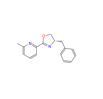(S)-4-苄基-2-(6-甲基吡啶-2-基)-4,5-二氢恶唑,2-((S)-4,5-Dihydro-4-isopropyloxazol-2-yl)phenol ,>95%(ee>95%)