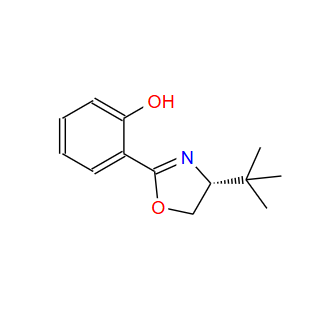 (R)-2-(4-(叔丁基)-4,5-二氢恶唑-2-基)苯酚,Phenol, 2-[4-(1,1-dimethylethyl)-4,5-dihydro-2-oxazolyl]-, (R)- (9CI)