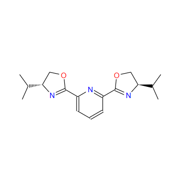 (+)-2,6-双[(4R)-4-(异丙基)-2-恶唑啉-2-基]吡啶,(R,R)-2,2'-(2,6-PYRIDINEDIYL)BIS(4-ISOPROPYL-2-OXAZOLINE)