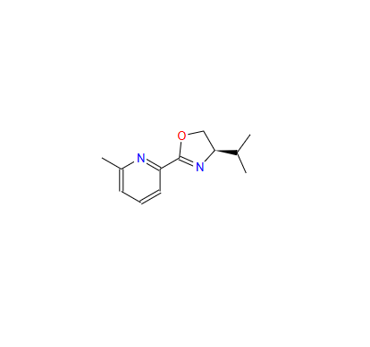 (R)-4-异丙基-2-(6-甲基吡啶-2-基)-4,5-二氢恶唑,Pyridine, 2-[(4R)-4,5-dihydro-4-(1-methylethyl)-2-oxazolyl]-6-methyl-