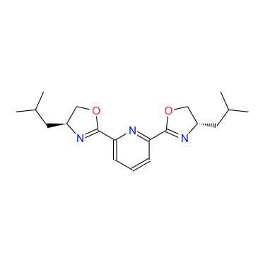 2,6-双((S)-4-异丁基-4,5-二氢噁唑-2-基)吡啶,Pyridine, 2,6-bis[(4S)-4,5-dihydro-4-(2-methylpropyl)-2-oxazolyl]-