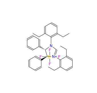 (4S,5S)-1,3-双(2,6-二乙基苯基)-4,5-二苯基-4,5-二氢-1H-咪唑-3-鎓 四氟硼酸盐,(4S,5S)-1,3-Bis(2,6-diethylphenyl)-4,5-diphenyl-4,5-dihydro-1H-imidazol-3-ium tetrafluoroborate