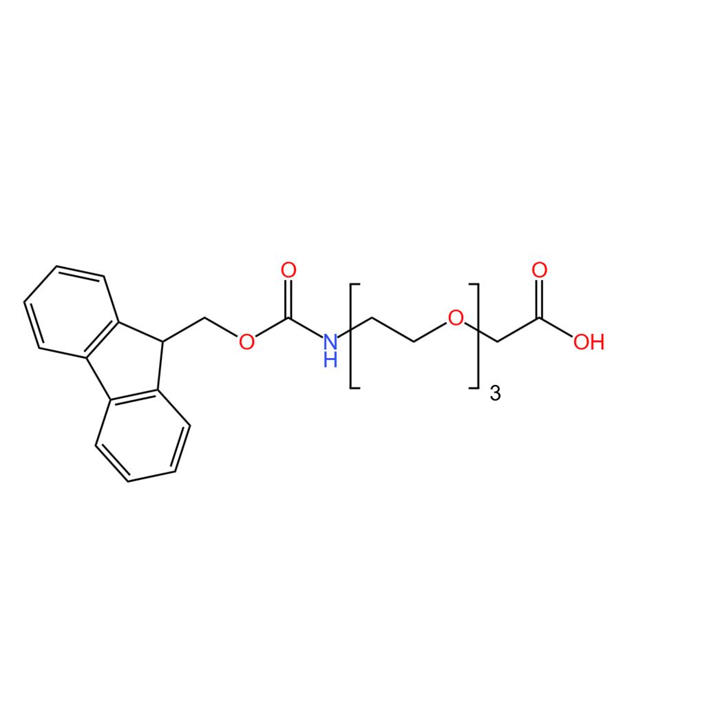 9-芴甲氧羰基-氨基-三乙二醇-乙酸,Fmoc-NH-PEG3-CH2COOH