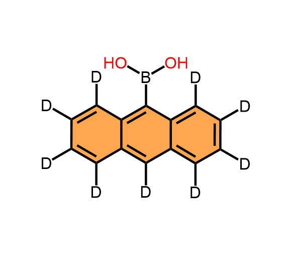 氘代9－蒽硼酸,9-Anthraceneboronic acid wit DMSO