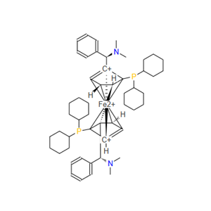 (ΑR,ΑR)-2,2'-双(Α-N,N-二甲氨苯甲基)-(S,S)-1,1′-双(二环己磷氢)二茂铁
