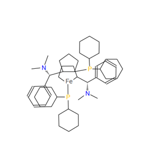 (RP,R′P)-1,1′-双(二环己基膦基)-2,2′-双[(S)-Α-(二甲氨基)苄基]二茂铁