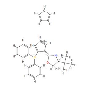 (4S)-叔丁基-(2R)-[2-(二苯基膦基)二茂铁基]-2-噁唑啉,(S)-4-tert-Butyl-2-[(SP)-2-(diphenylphosphino)ferrocenyl]-2-oxazoline
